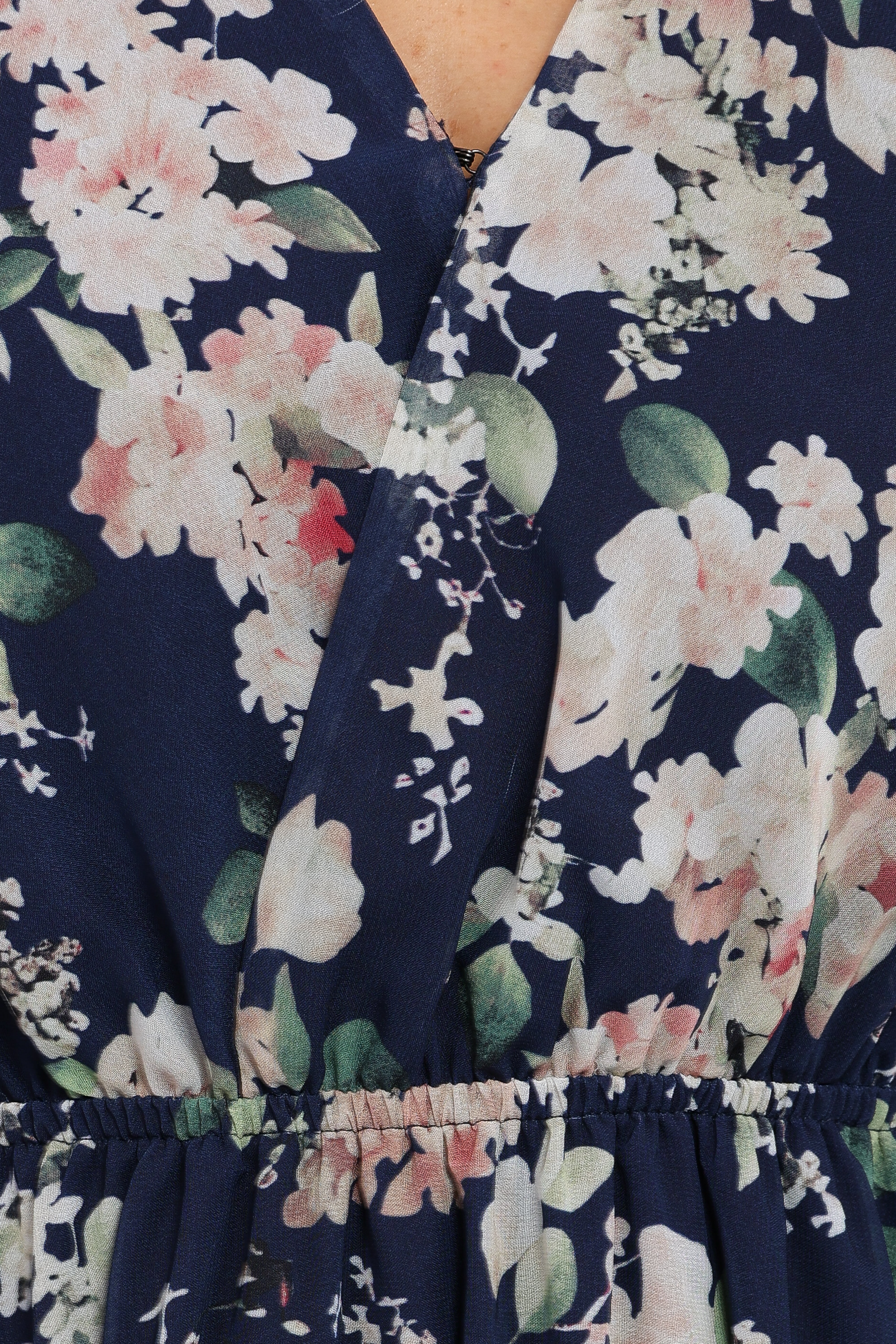 Anisa Maxi Dress Navy Floral