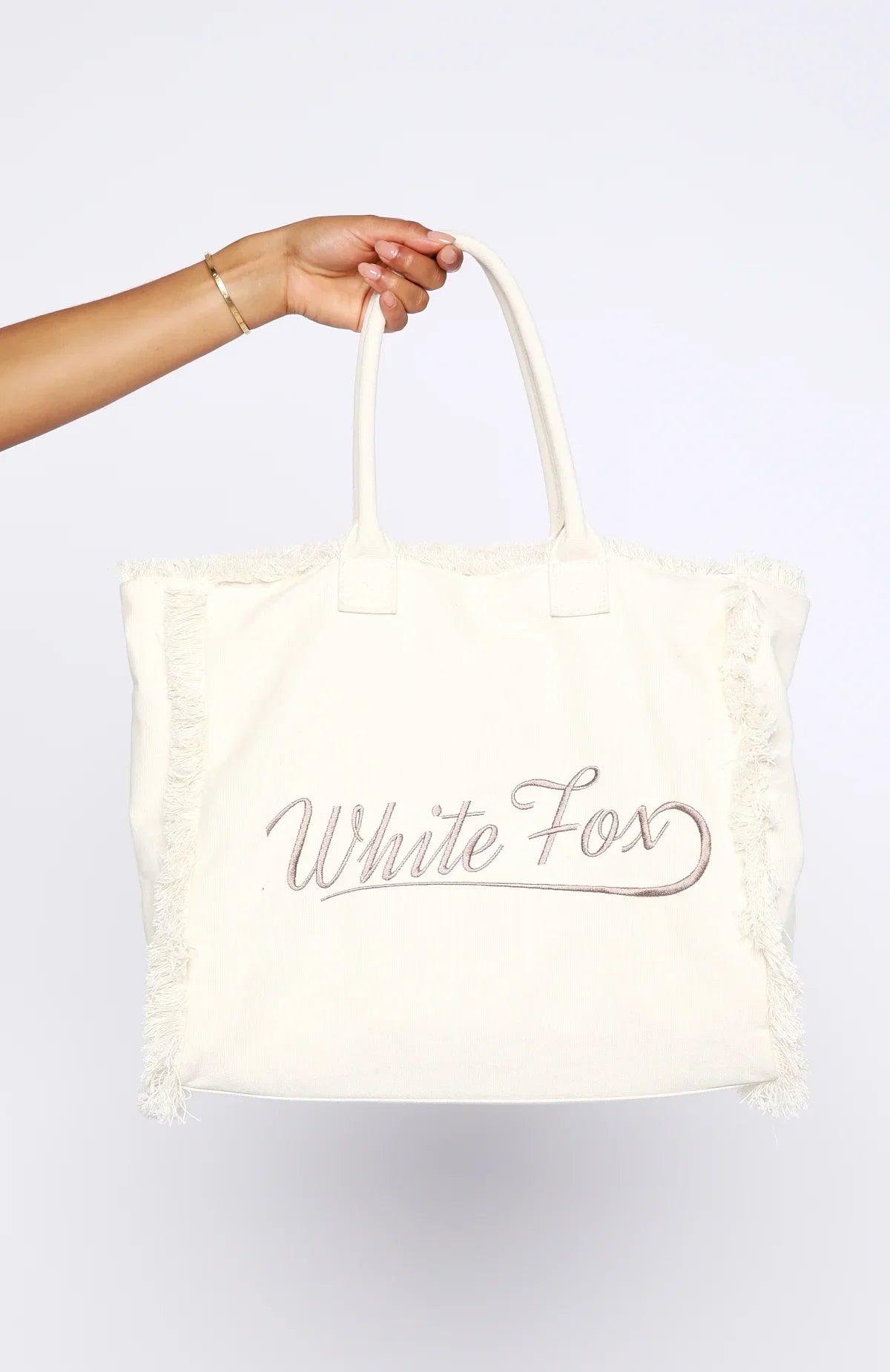 Addyson Beach Tote Bag Cream