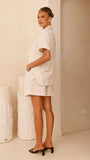 Emmaline Button Shirt Natural