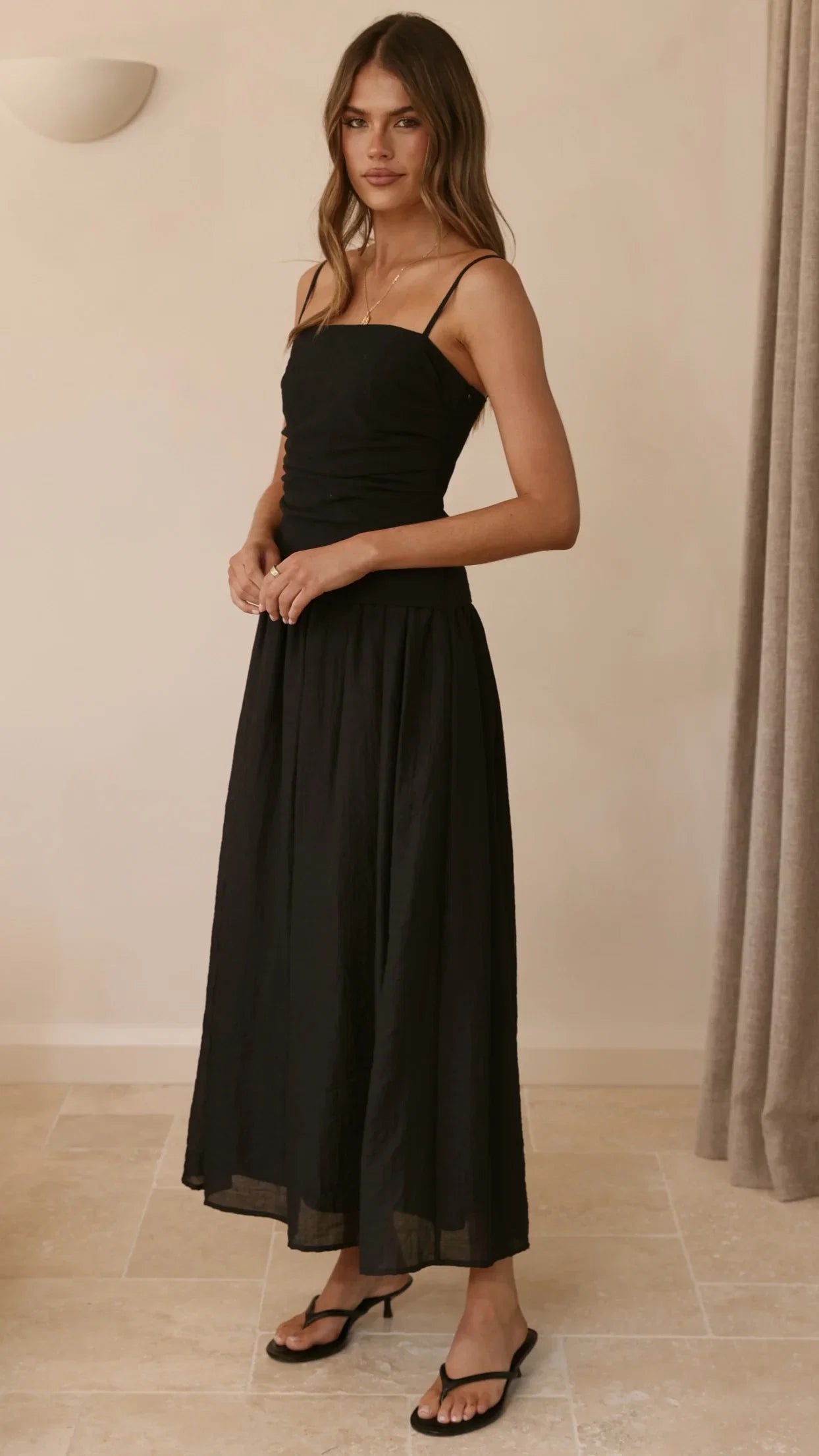 Valentina Maxi Dress Black