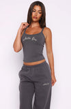 Why Wont You Singlet Top Volcanic