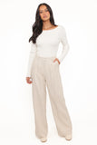 Dean Linen Pants Beige