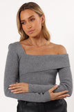 Aleena Knit Top Grey