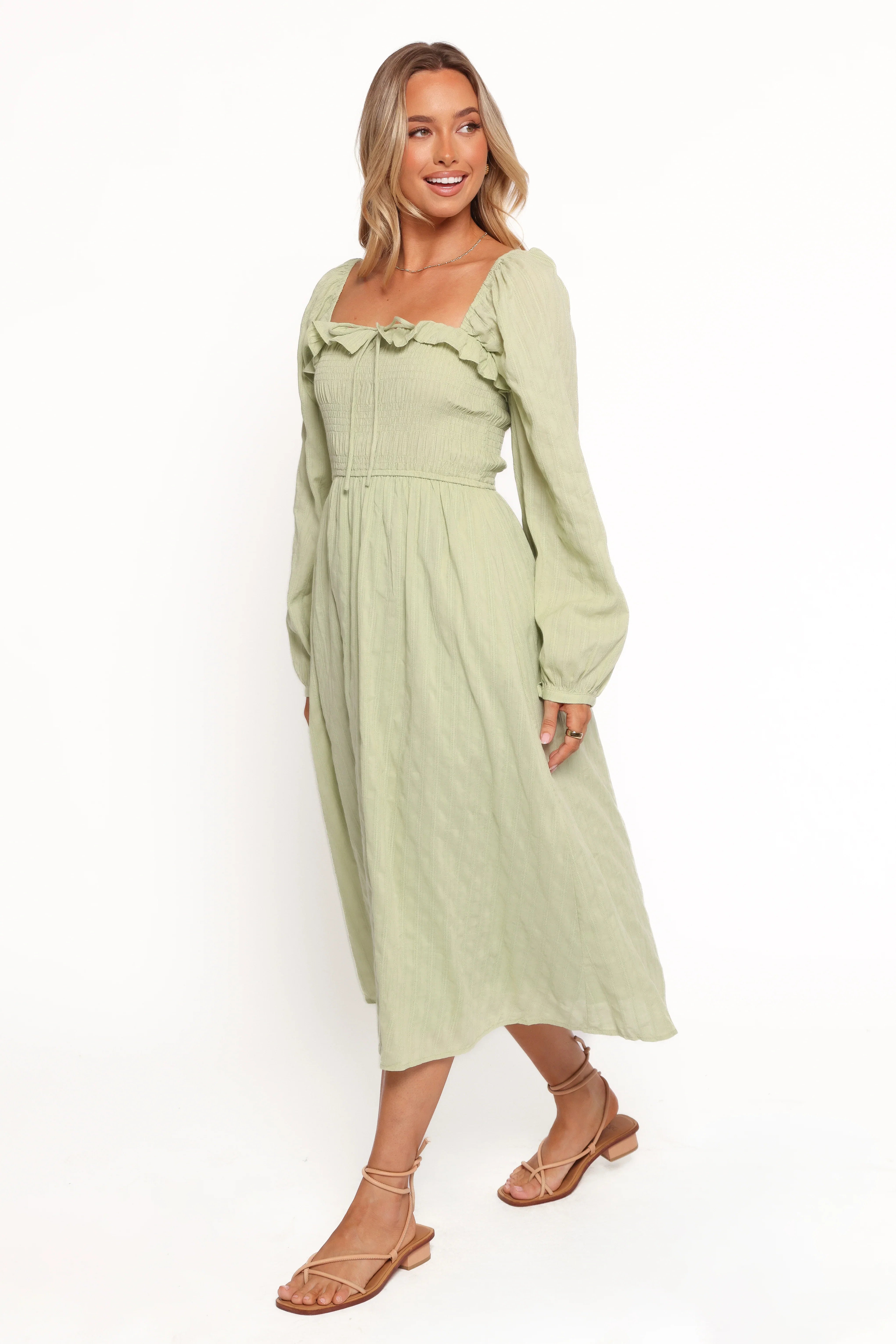 Ophelia Midi Dress Olive
