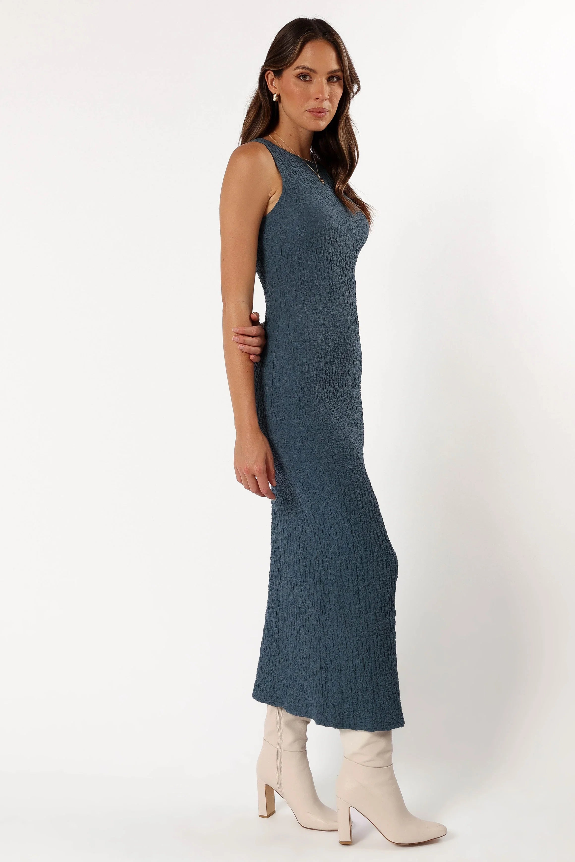 Clark Maxi Dress Charcoal