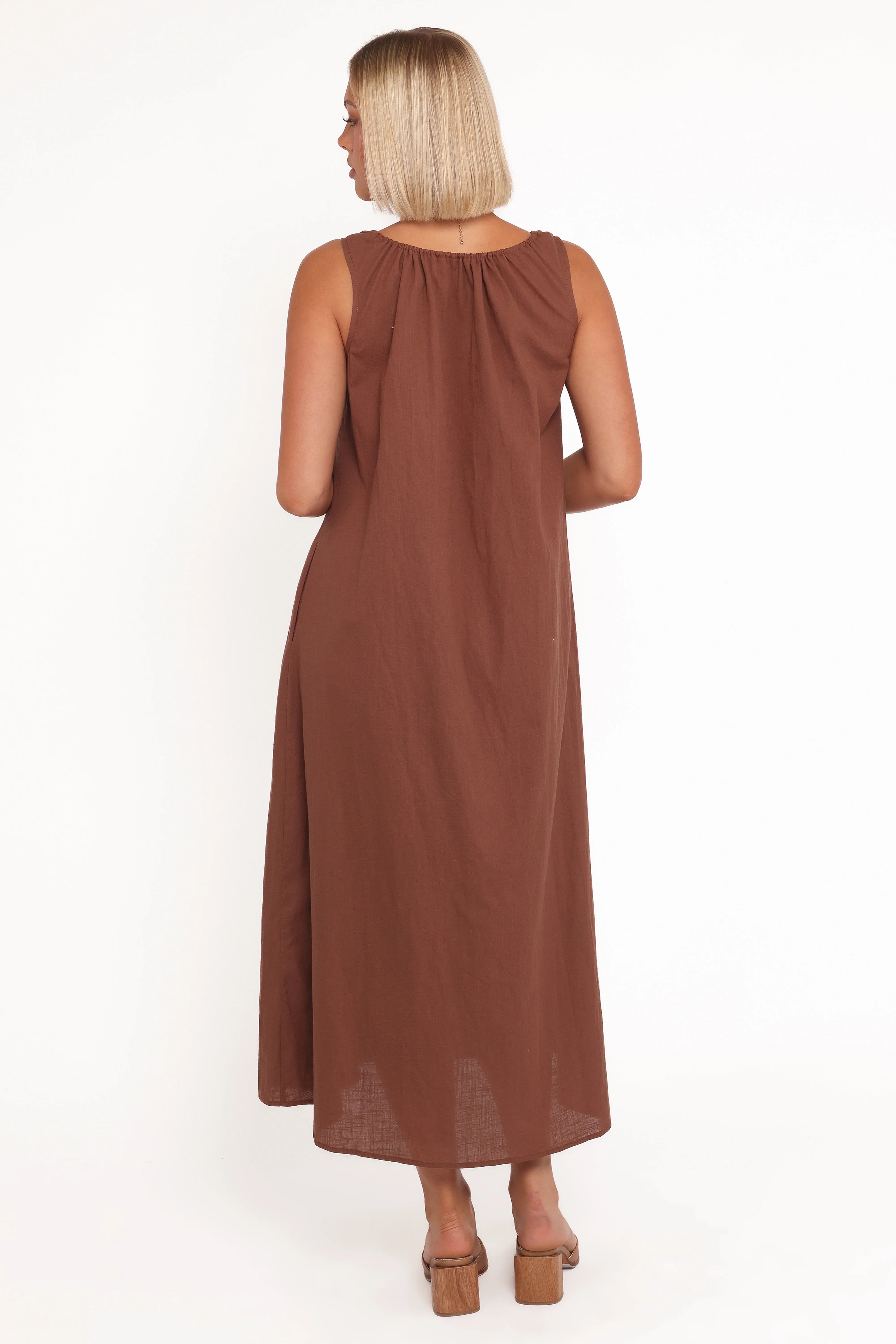 Bowman Maxi Dress Chocolate Brown