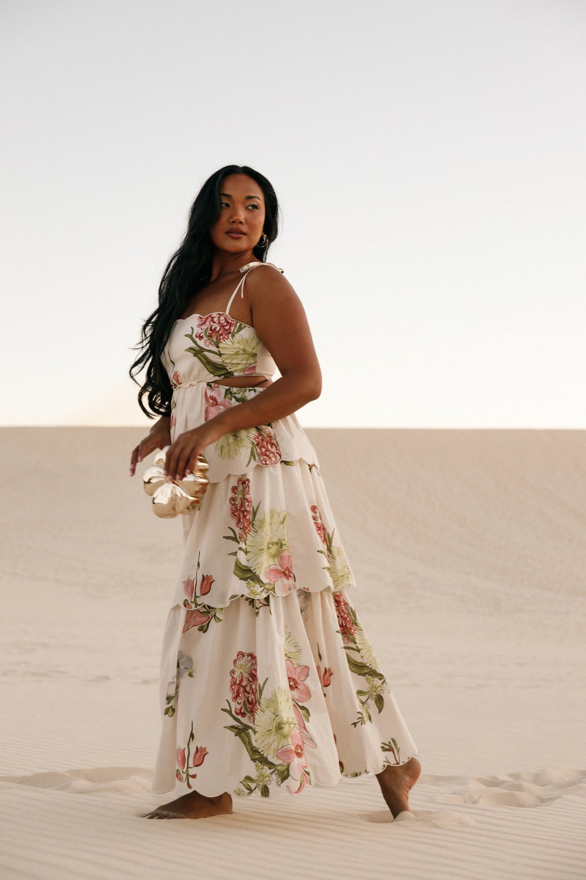 Adelaide Maxi Dress Native Flora