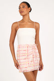 Mirha Mini Skirt Sunset Check