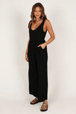 Ayla Linen Jumpsuit Black