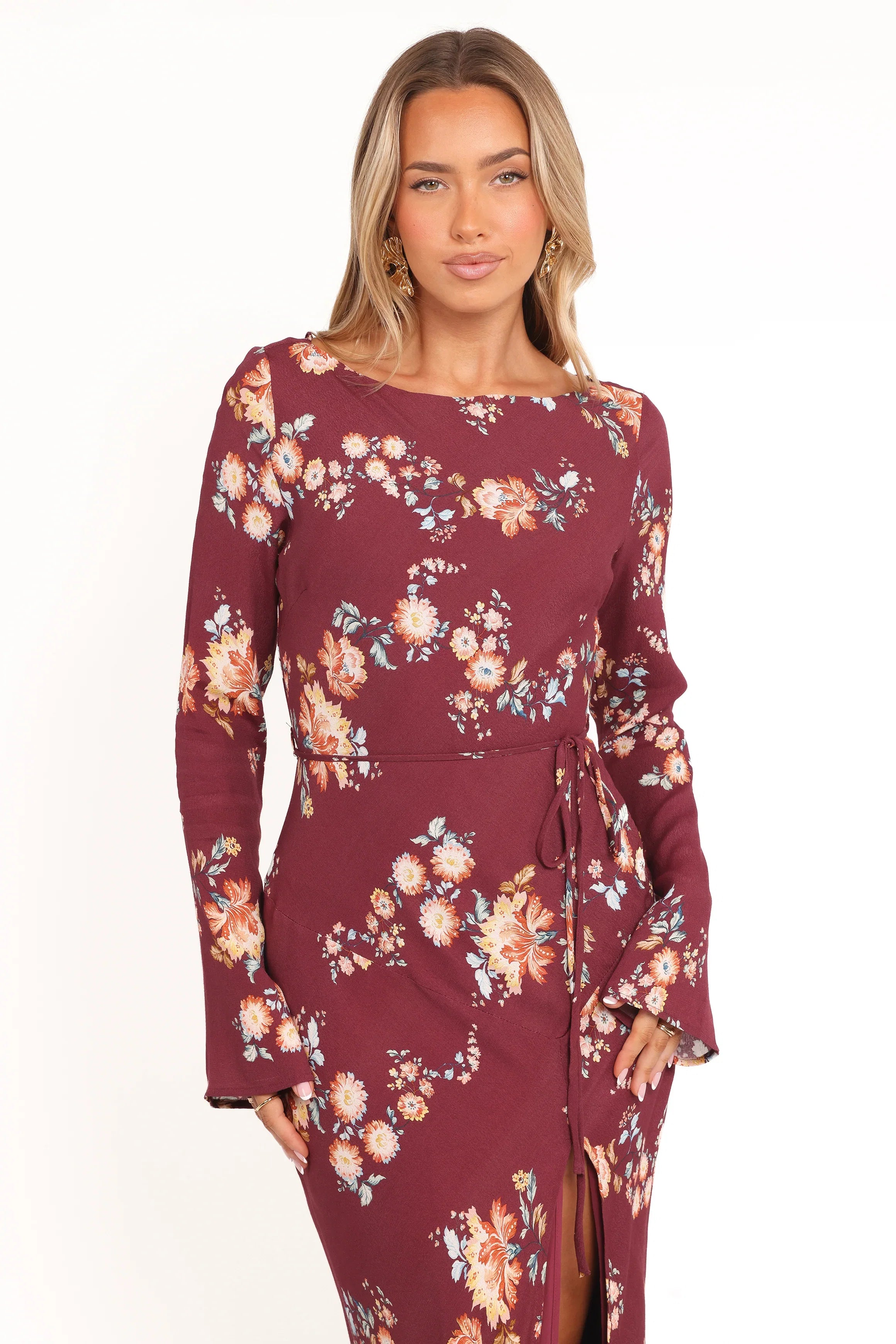 Alima Maxi Dress Berry Floral
