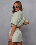 Minimal Muse Cargo Pull Cord Jacket