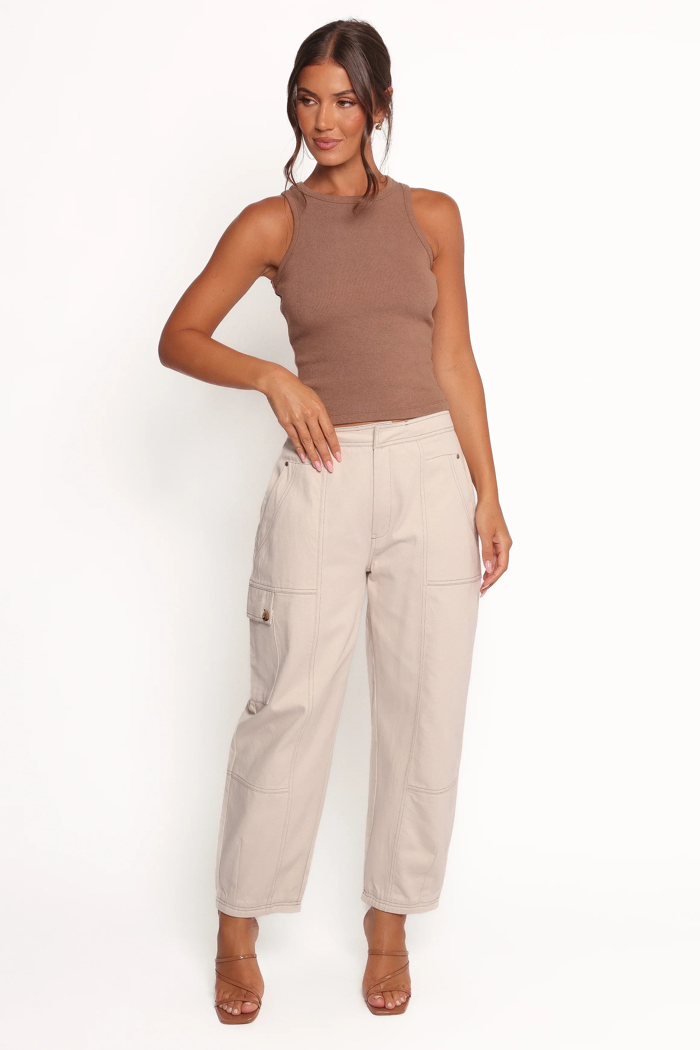 Kiah Cargo Pant Ecru