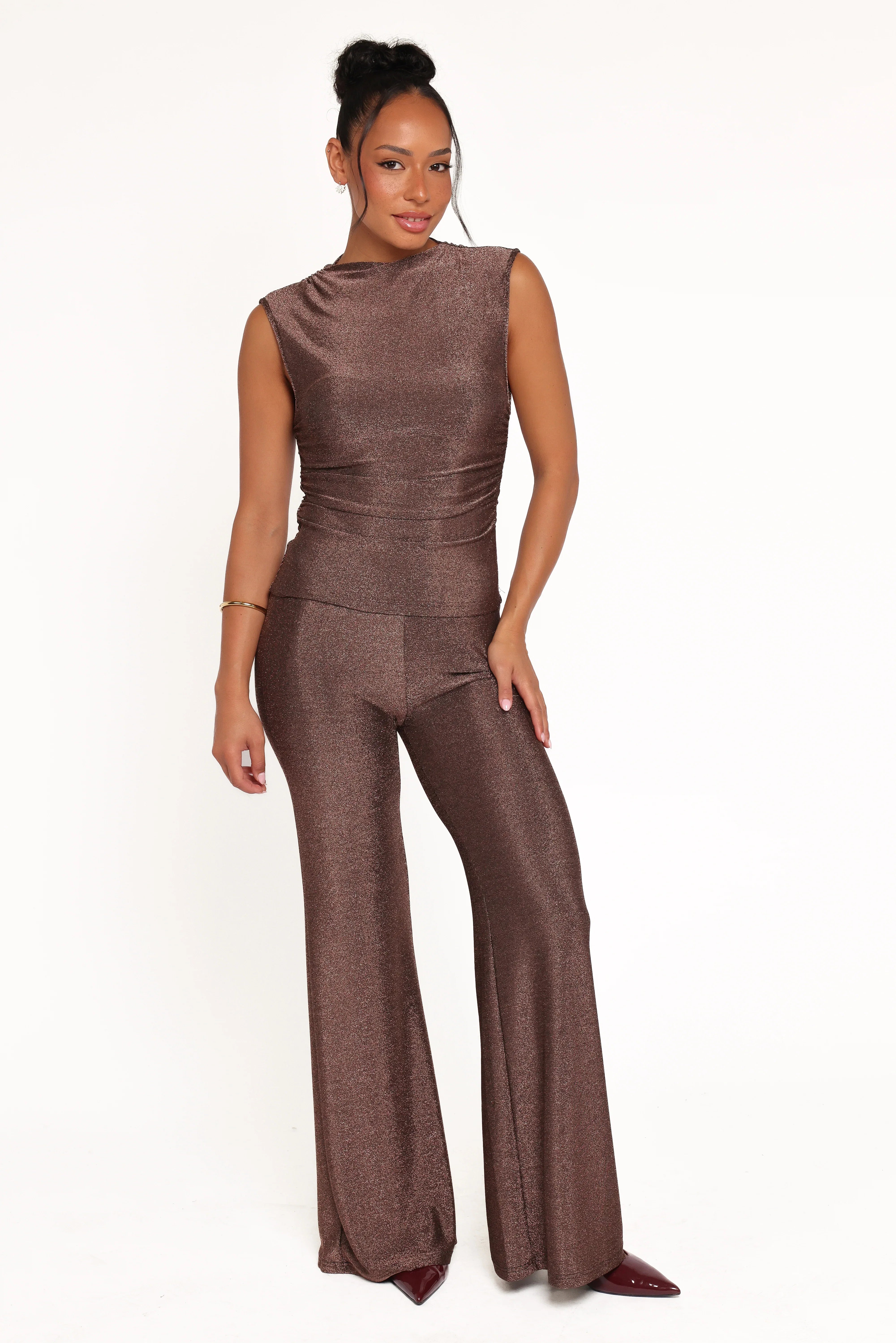 Nissa Lurex Top Bronze