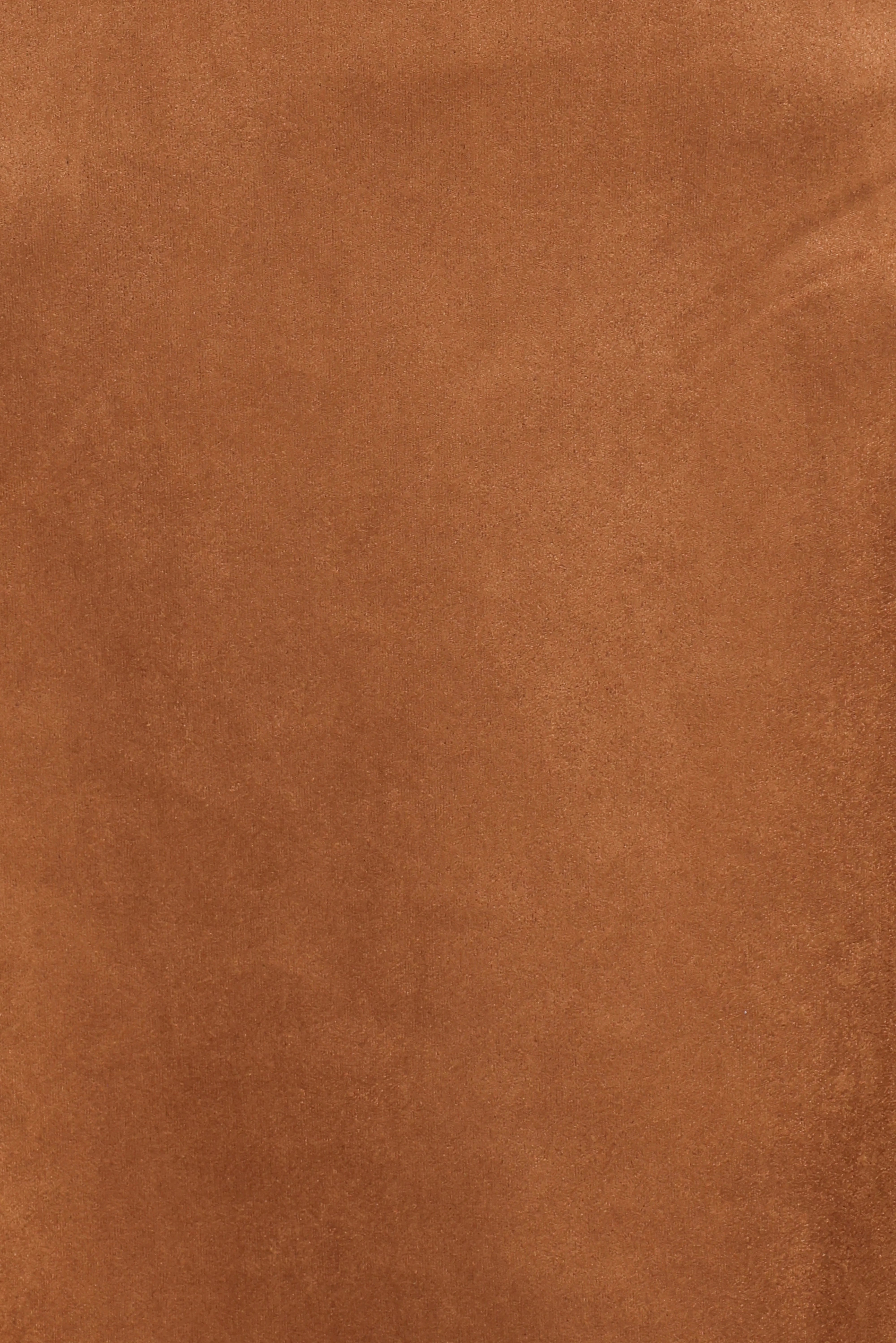 Charles Faux Suede Mini Skirt Camel