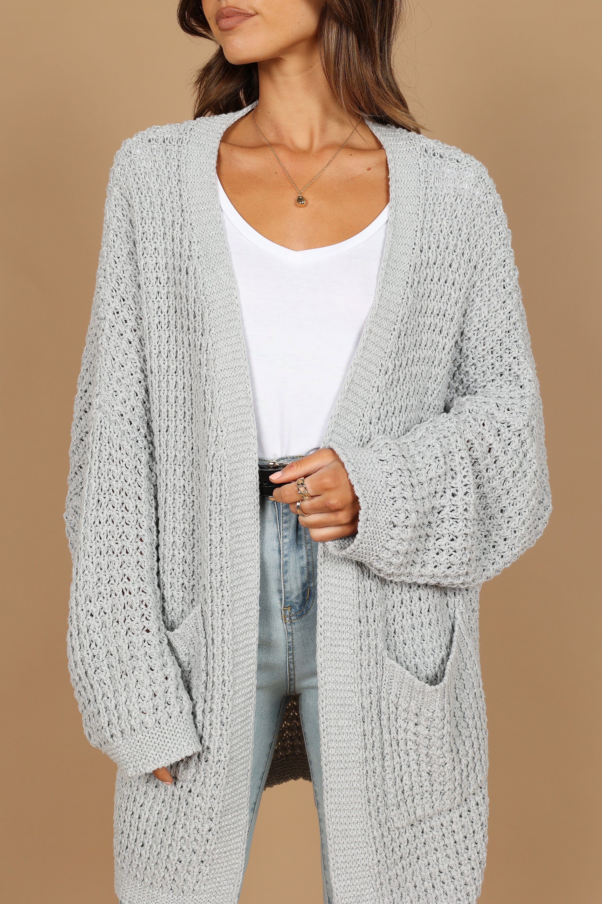 Leyonie Cardigan Grey