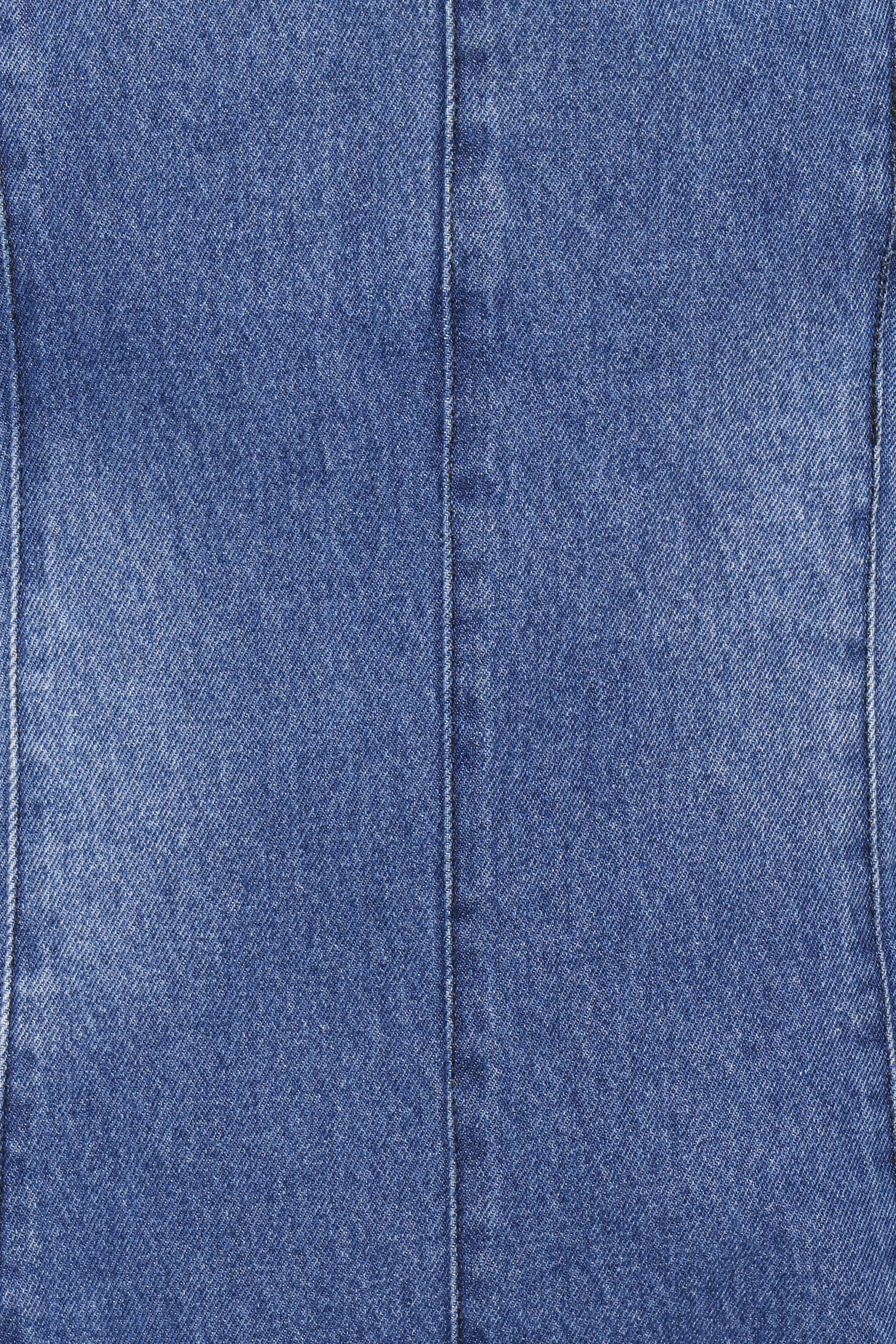 Paityn Denim Romper Dark Wash
