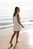 Wendie Scalloped Top Cloud White
