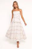 Eleanora Midi Dress White Floral
