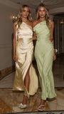 Auria Off Shoulder Maxi Dress Key Lime