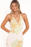 Haruki Maxi Dress Yellow Spring Floral