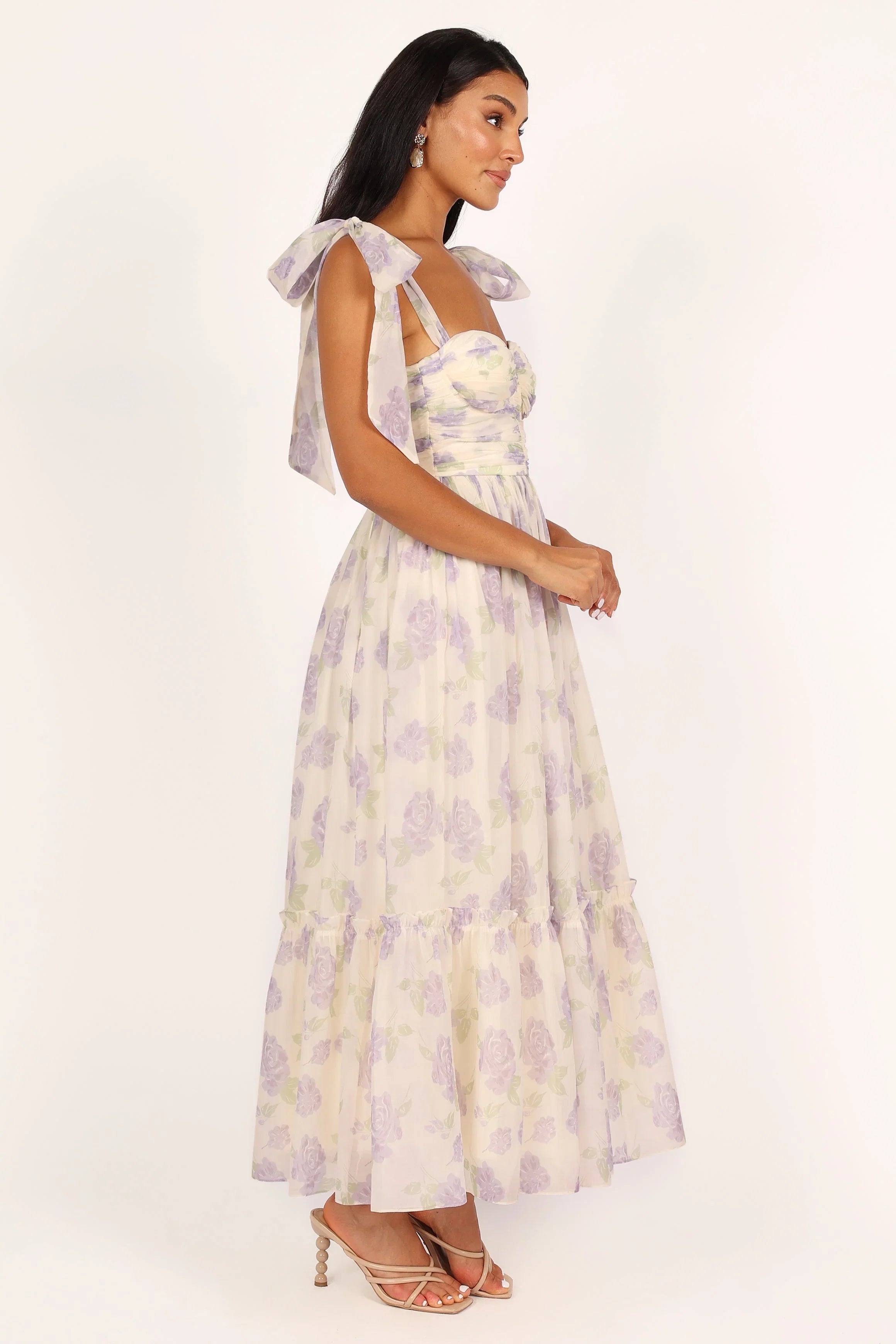 Floret Midi Dress Lavender