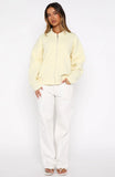 Unbreakable Bond Knit Jacket Lemon