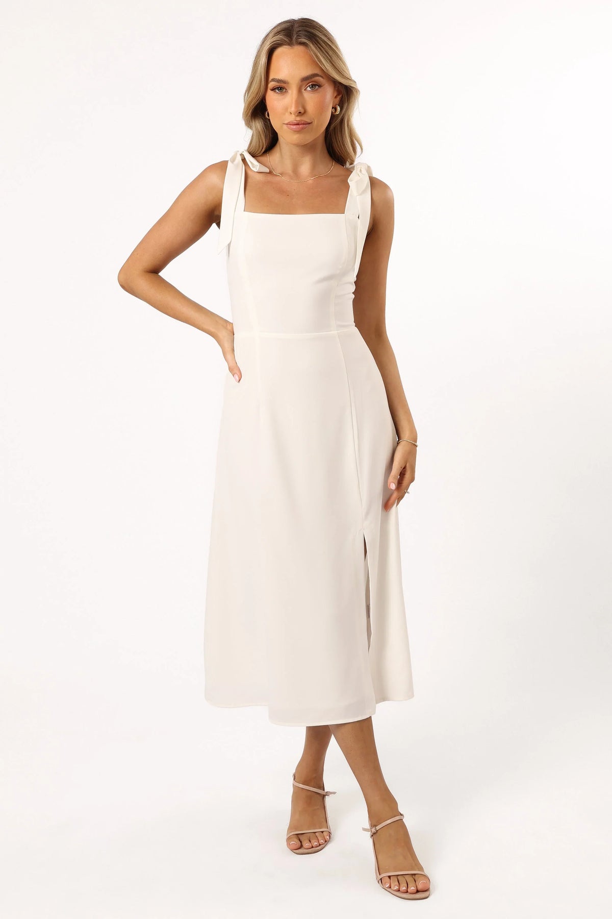 Laurel Dress White