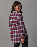 Petaluma Cotton Blend Plaid Button Down Top TEST Copy