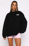 Club 14 Peyton Oversized Sweater Black