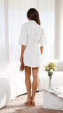 Raz Mini Dress White Denim