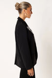 Aubree Embellished Blazer Black