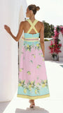 Velma Maxi Dress Rosé Lemonade