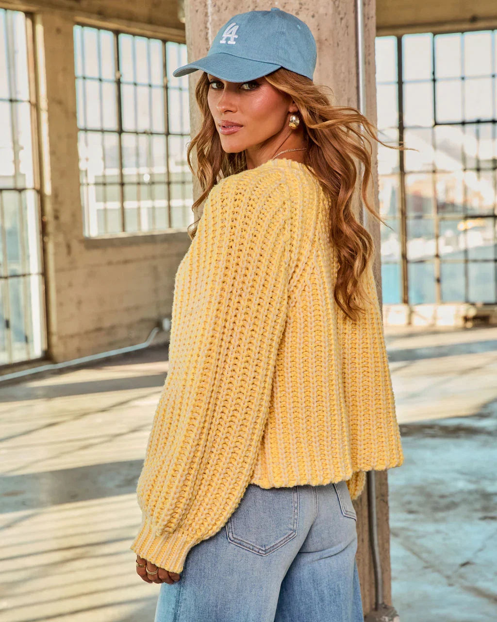 Elenie Chunky Ribbed Knit Cardigan