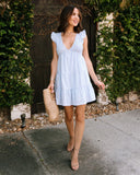 Uma Smocked Tiered Mini Dress