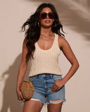Brynley Cable Knit Top