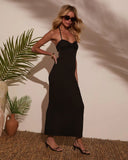 Sunspell Ribbed Bodycon Maxi Dress