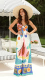 Teresa Jumpsuit Blue Pink