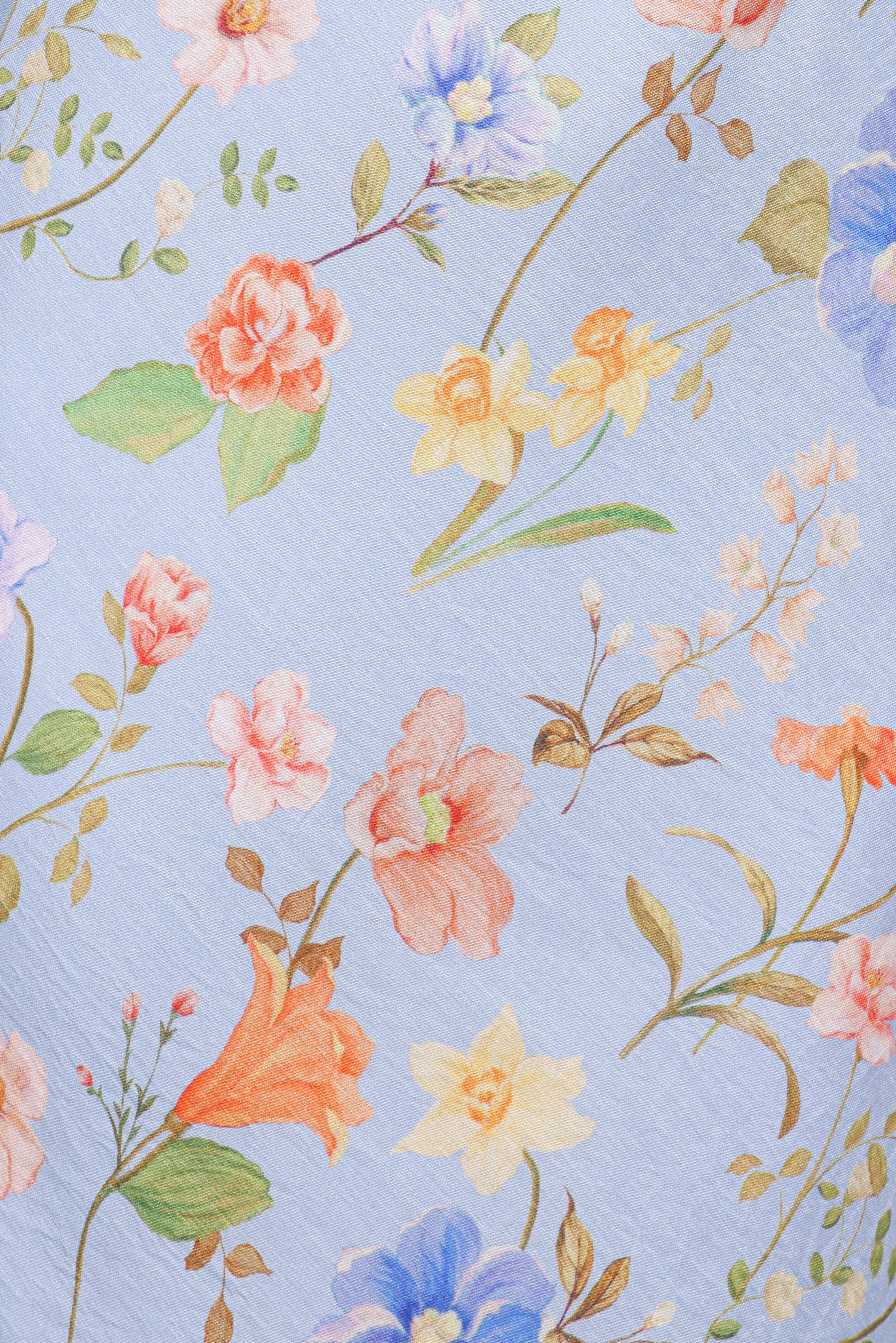 Lunaria Maxi Dress Blue Floral