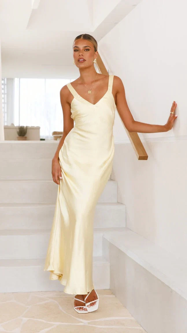 Andie Maxi Dress Yellow