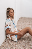 Lara Shirt Pale Blue Print