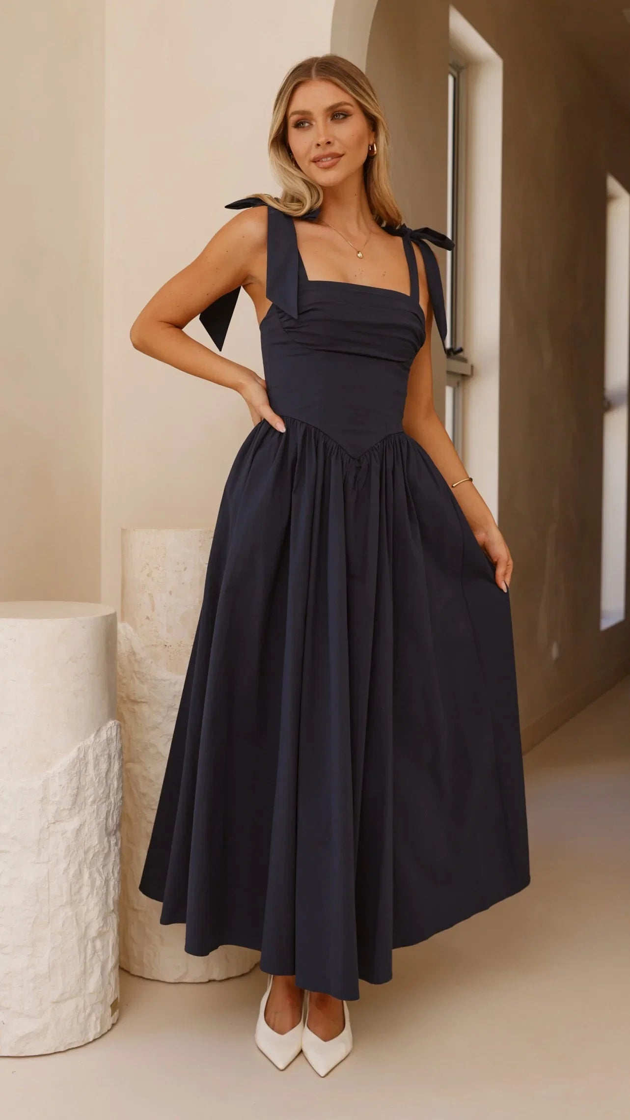 Haisley Maxi Dress Navy