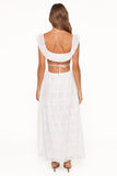 Elwyn Maxi Dress White Broderie