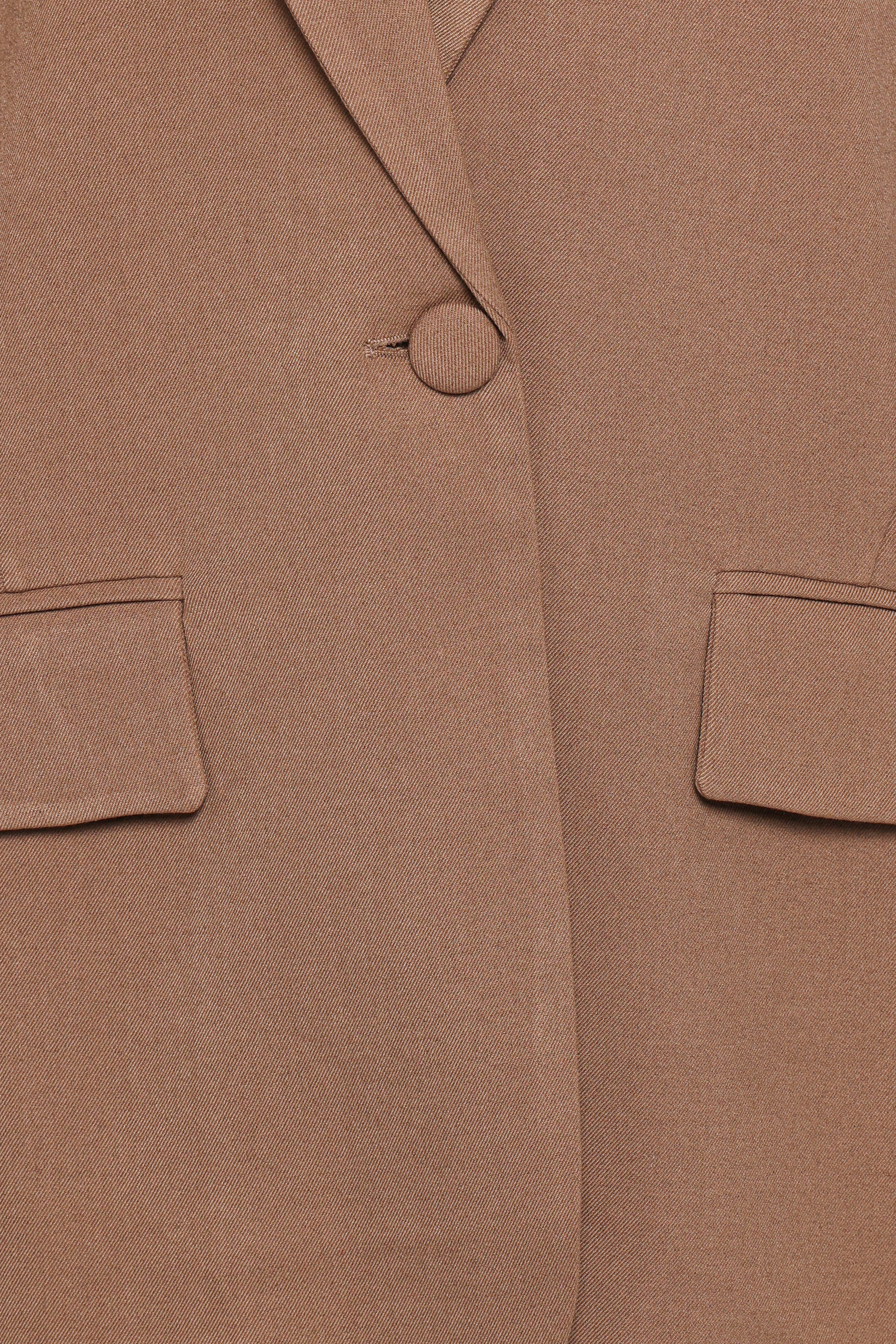 Tove Tie Back Blazer Tan