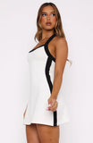 Ive Got Dreams Halter Mini Dress White