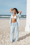 Cora Knit Pant Blue