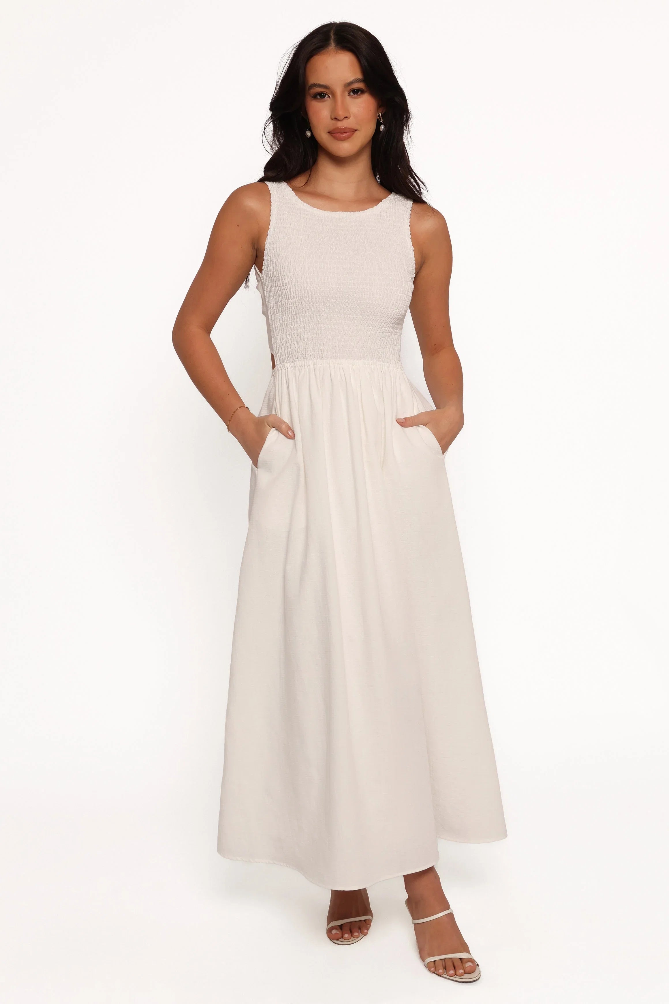 Lillie Maxi Dress White