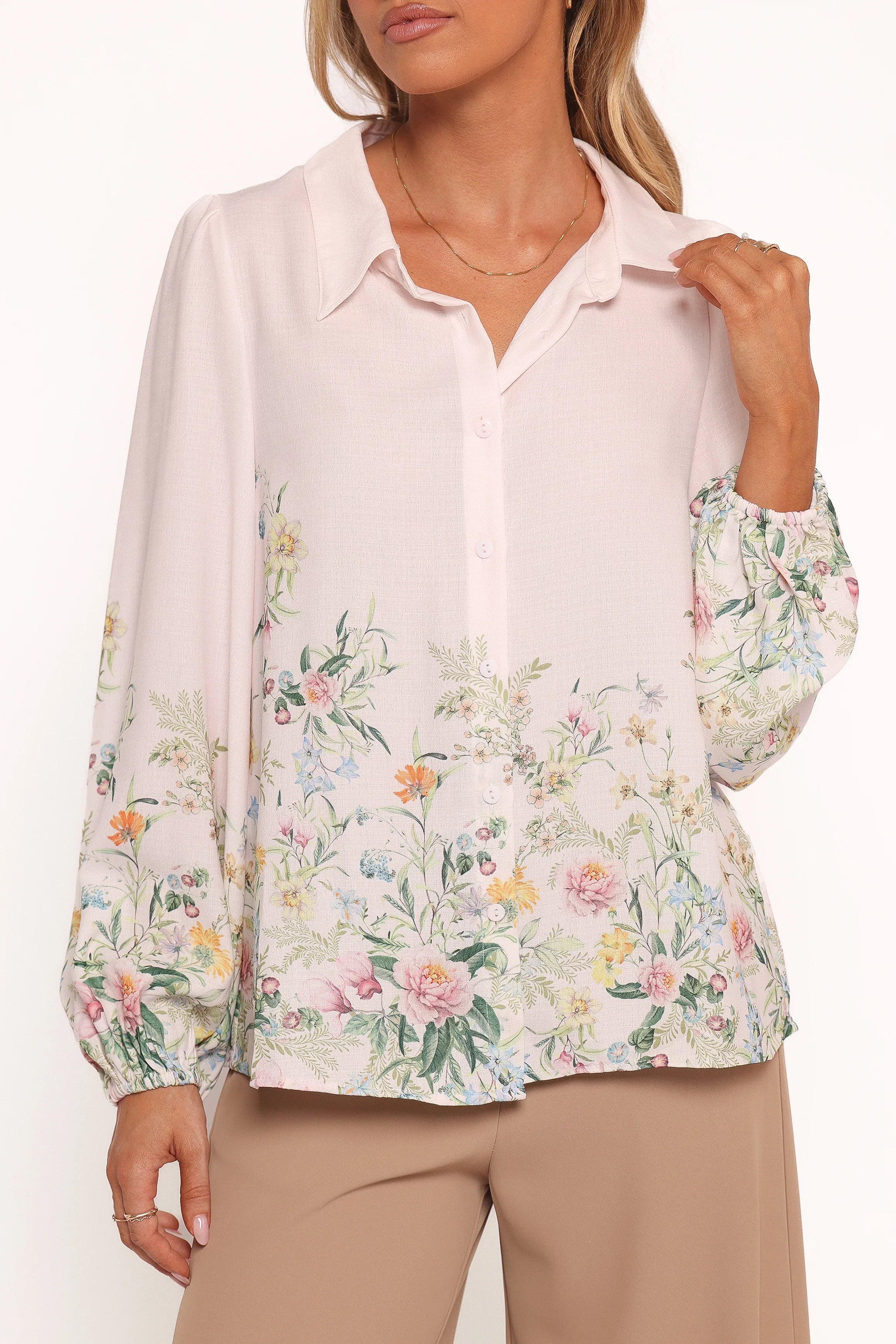 Avis Top Pink Floral