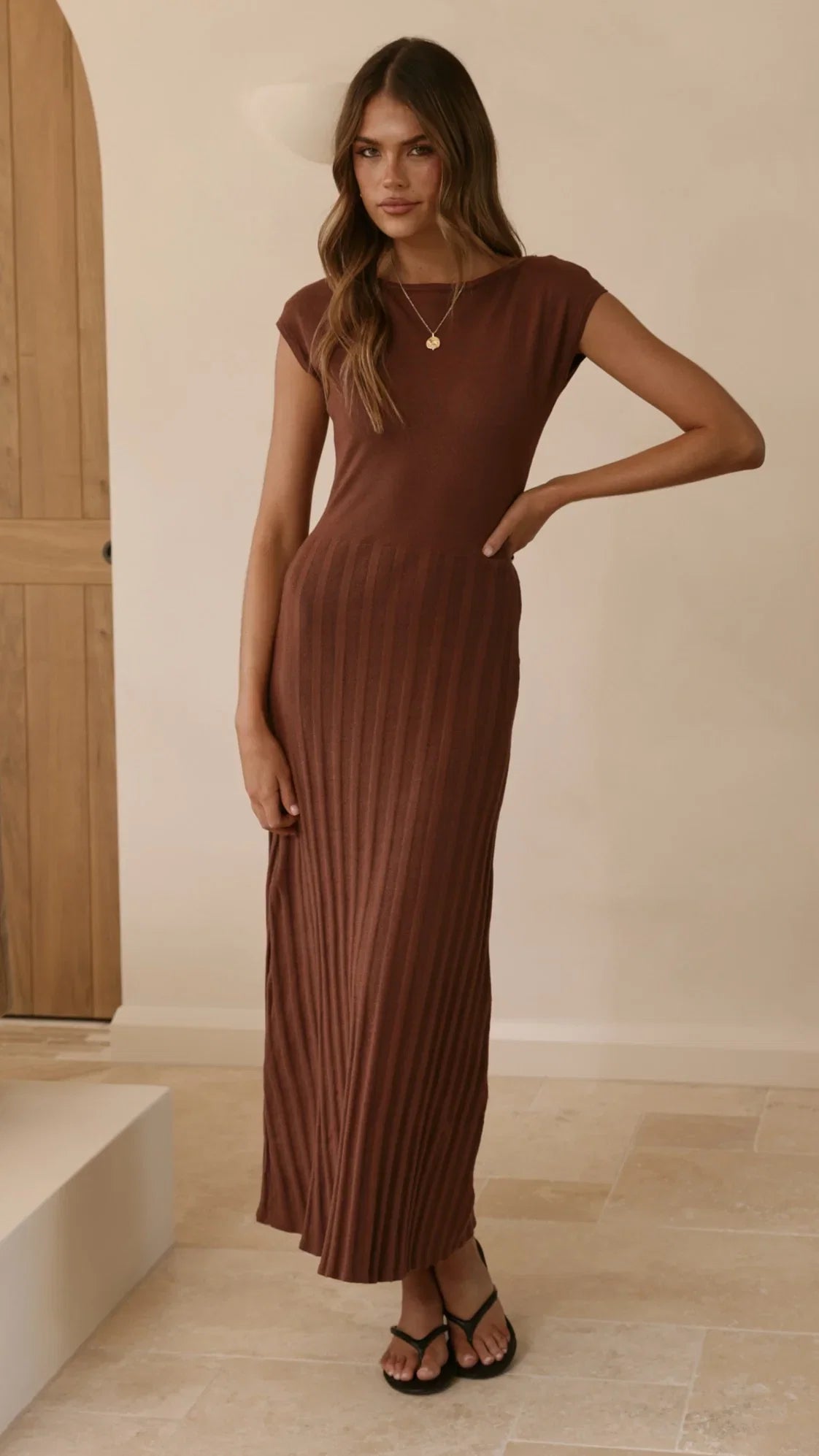 Marni Maxi Dress Chocolate