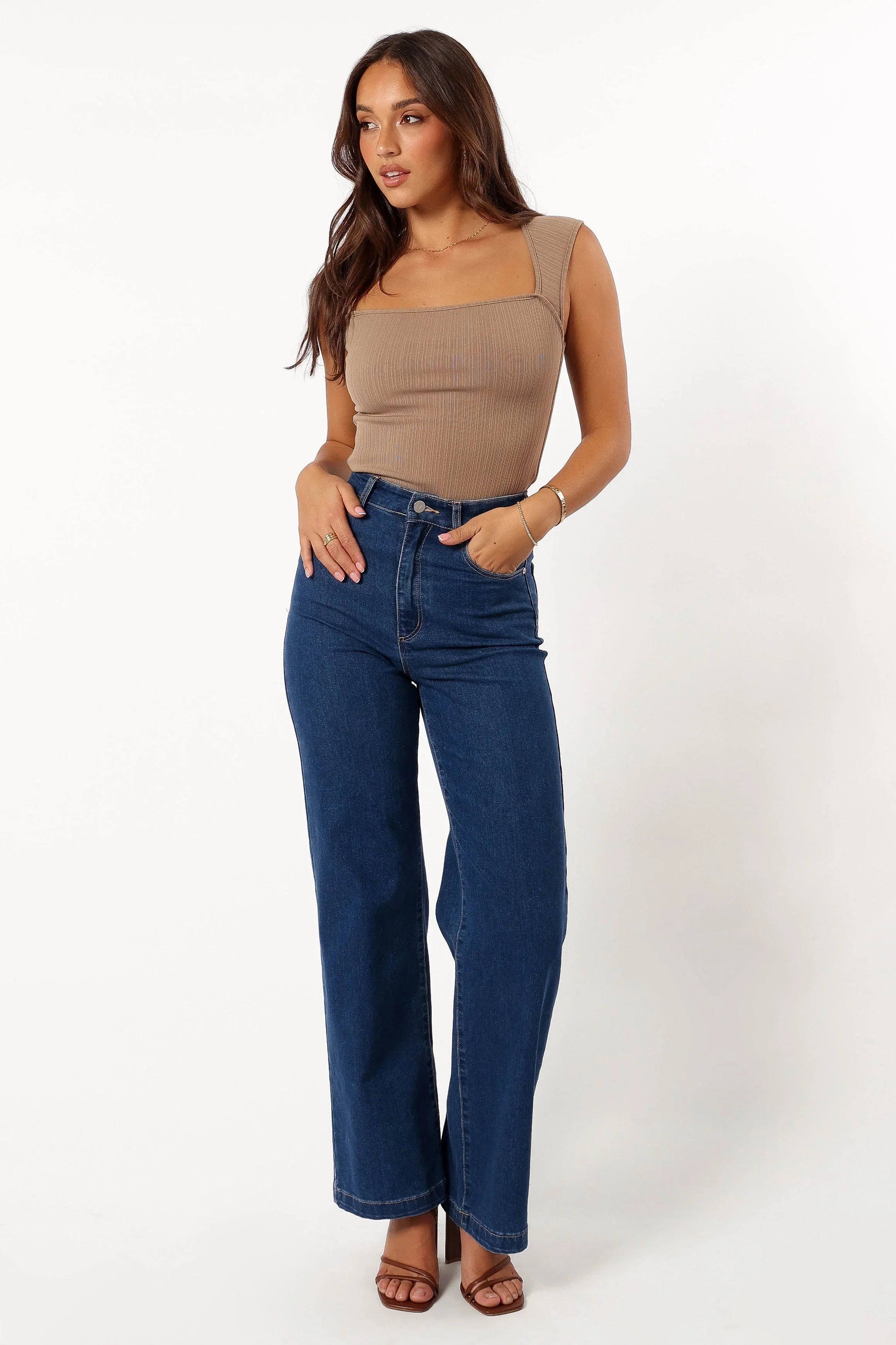 Clara Top Beige