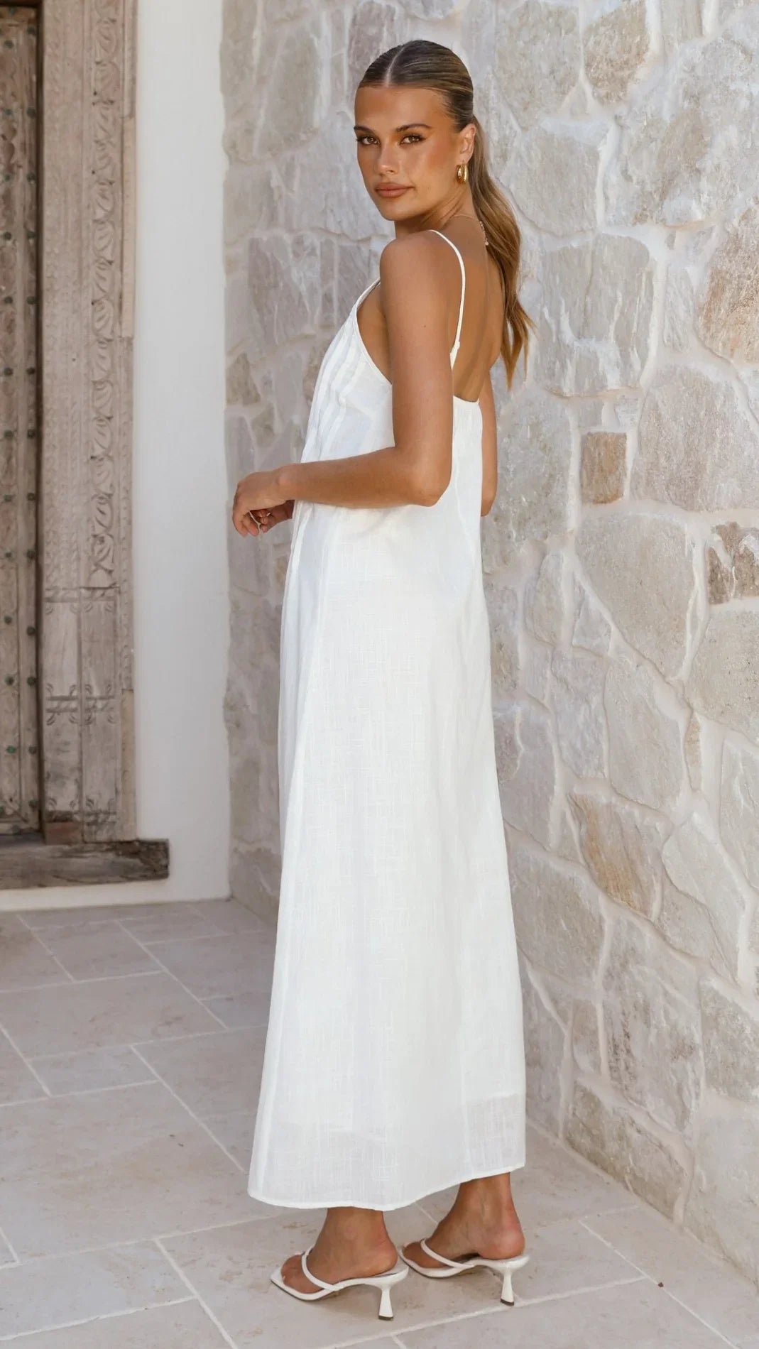 Aspen Maxi Dress White